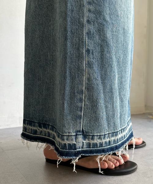 DouDou（ドゥドゥ）の「デニムタイトスカート（デニムスカート・レディース・ブルー・36/38）」の18枚目の写真