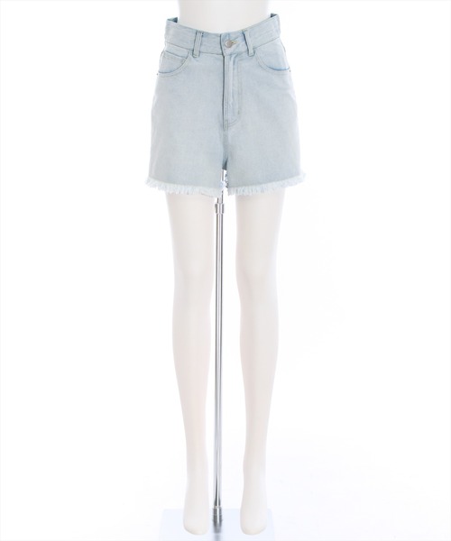 clear(クリア)の「デニムフリンジショートパンツ(デニムパンツ・レディース・ブラック/ライトブルー・S/M)」の21枚目の写真