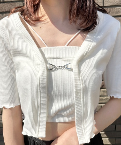 one way（ワンウェイ）の「アンサンブルテレコトップス（Tシャツ/カットソー・レディース・ピンク/ホワイト/ブラック/ブルー・FREE）」の12枚目の写真