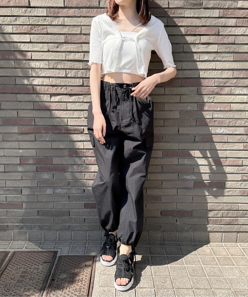 one way（ワンウェイ）の「アンサンブルテレコトップス（Tシャツ/カットソー・レディース・ピンク/ホワイト/ブラック/ブルー・FREE）」の8枚目の写真