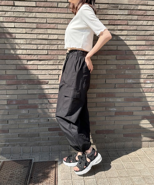 one way（ワンウェイ）の「アンサンブルテレコトップス（Tシャツ/カットソー・レディース・ピンク/ホワイト/ブラック/ブルー・FREE）」の10枚目の写真