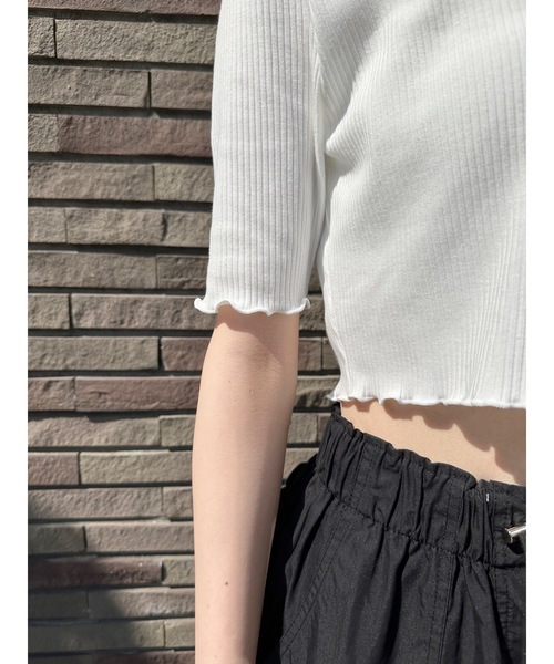 one way（ワンウェイ）の「アンサンブルテレコトップス（Tシャツ/カットソー・レディース・ピンク/ホワイト/ブラック/ブルー・FREE）」の13枚目の写真