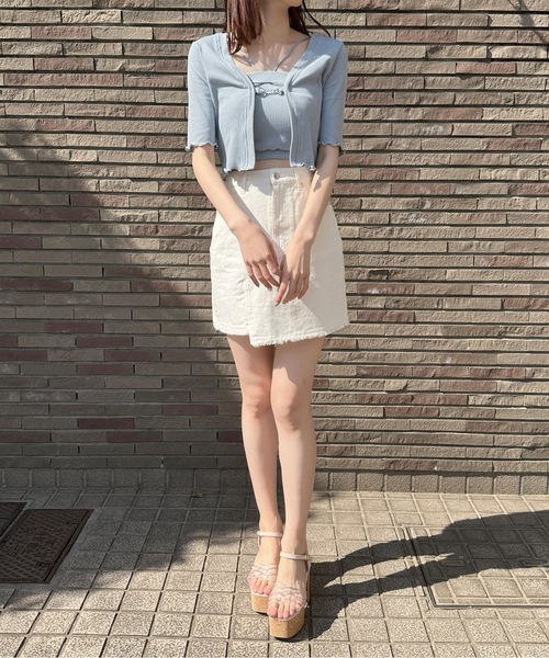 one way（ワンウェイ）の「アンサンブルテレコトップス（Tシャツ/カットソー・レディース・ピンク/ホワイト/ブラック/ブルー・FREE）」の17枚目の写真