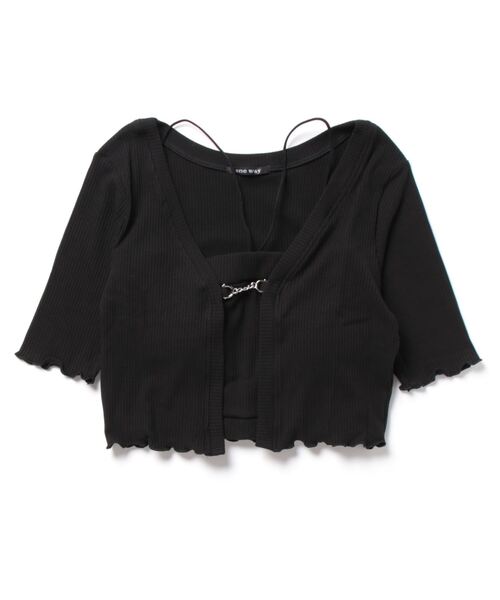 one way（ワンウェイ）の「アンサンブルテレコトップス（Tシャツ/カットソー・レディース・ピンク/ホワイト/ブラック/ブルー・FREE）」の22枚目の写真