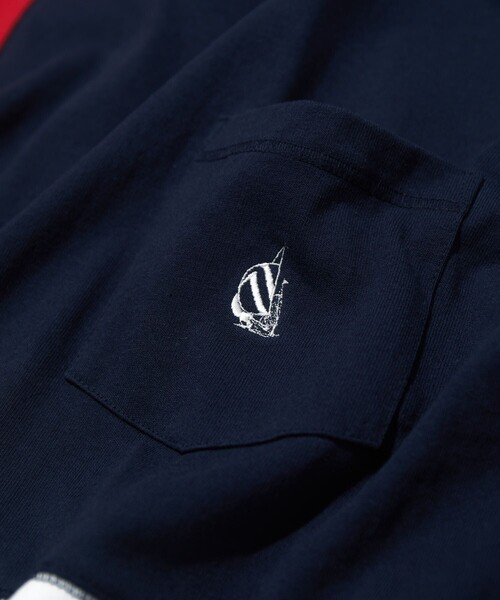 NAUTICA（ノーティカ）の「NAUTICA/ノーティカ Color Block S/S Pocket Tee/カラーブロック ショートスリーブ ポケットTシャツ（Tシャツ/カットソー・メンズ・ネイビー/グリーン・X-LARGE/MEDIUM/LARGE/SMALL）」の3枚目の写真