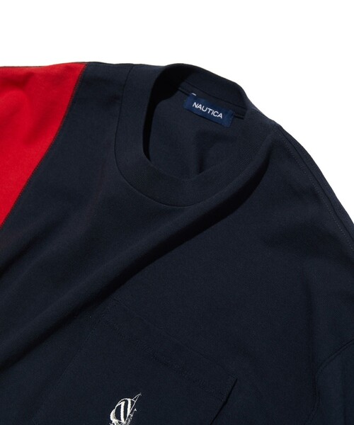 NAUTICA（ノーティカ）の「NAUTICA/ノーティカ Color Block S/S Pocket Tee/カラーブロック ショートスリーブ ポケットTシャツ（Tシャツ/カットソー・メンズ・ネイビー/グリーン・X-LARGE/MEDIUM/LARGE/SMALL）」の5枚目の写真