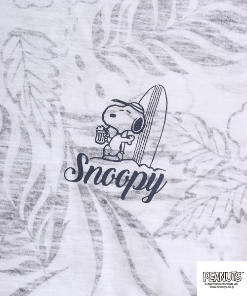 PEANUTS(ピーナッツ)の「PEANUTS スヌーピー スラブ 天竺 半袖Tシャツ(Tシャツ/カットソー・レディース・オレンジ/ブルーグリーン/レッド/ネイビー/カーキ/グレー・LL/M/L)」の8枚目の写真