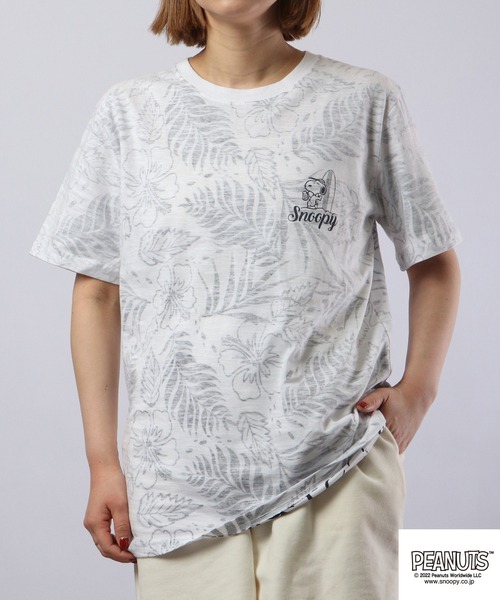 PEANUTS(ピーナッツ)の「PEANUTS スヌーピー スラブ 天竺 半袖Tシャツ(Tシャツ/カットソー・レディース・オレンジ/ブルーグリーン/レッド/ネイビー/カーキ/グレー・LL/M/L)」の17枚目の写真