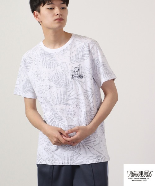 PEANUTS(ピーナッツ)の「PEANUTS スヌーピー スラブ 天竺 半袖Tシャツ(Tシャツ/カットソー・レディース・オレンジ/ブルーグリーン/レッド/ネイビー/カーキ/グレー・LL/M/L)」の12枚目の写真