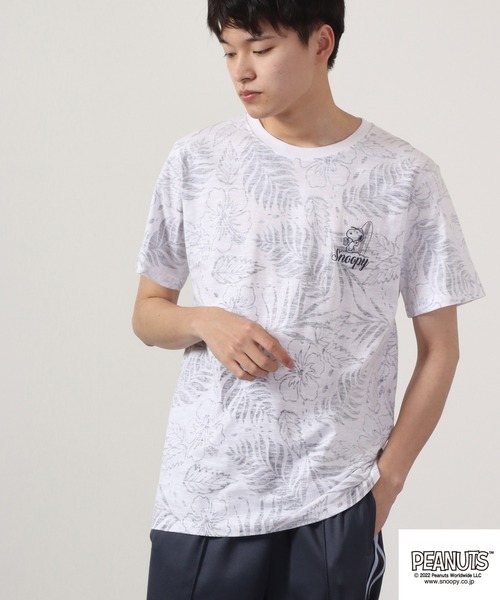 PEANUTS(ピーナッツ)の「PEANUTS スヌーピー スラブ 天竺 半袖Tシャツ(Tシャツ/カットソー・レディース・オレンジ/ブルーグリーン/レッド/ネイビー/カーキ/グレー・LL/M/L)」の11枚目の写真