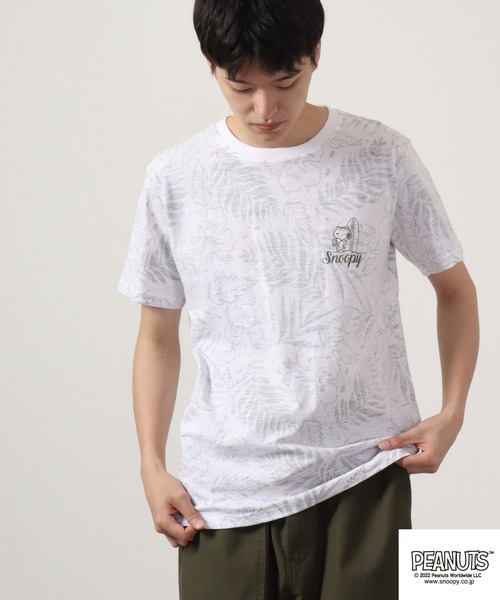 PEANUTS(ピーナッツ)の「PEANUTS スヌーピー スラブ 天竺 半袖Tシャツ(Tシャツ/カットソー・レディース・オレンジ/ブルーグリーン/レッド/ネイビー/カーキ/グレー・LL/M/L)」の22枚目の写真