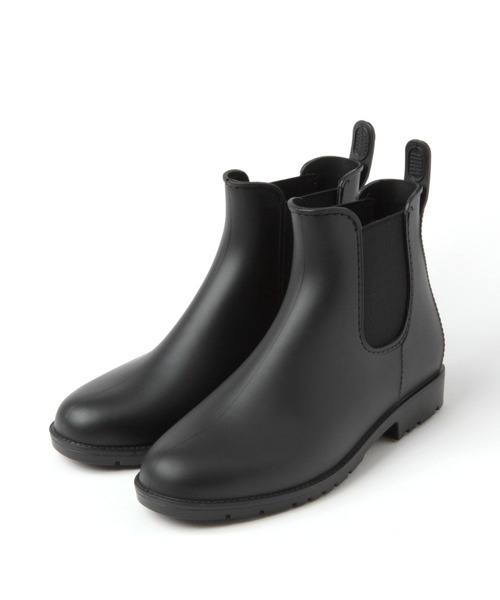 GLOBAL WORK（グローバルワーク）の「軽量サイドゴアレインブーツ/174358（レインシューズ・レディース・ブラック/ダークブラウン・LARGE/MEDIUM）」の2枚目の写真
