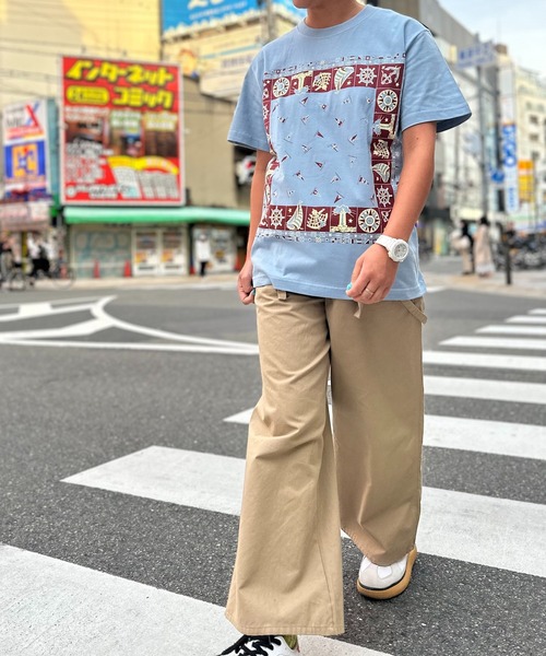 GREEN BOWL(グリーンボウル)の「Short-sleeve T-shirts(YACHT)(Tシャツ/カットソー・レディース・サックスブルー/ホワイト・M/L)」の6枚目の写真