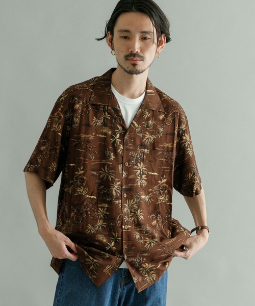 TWO PALMS（トゥーパームス）の「TWO PALMS　Short-Sleeve Hawaiian Shirts（シャツ/ブラウス・メンズ・ブラック系その他/ブラック/ブラウン/グリーン・MEDIUM/LARGE）」の21枚目の写真
