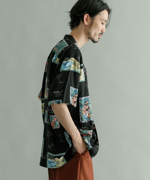 TWO PALMS（トゥーパームス）の「TWO PALMS　Short-Sleeve Hawaiian Shirts（シャツ/ブラウス・メンズ・ブラック系その他/ブラック/ブラウン/グリーン・MEDIUM/LARGE）」の10枚目の写真