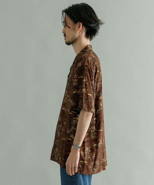 TWO PALMS（トゥーパームス）の「TWO PALMS　Short-Sleeve Hawaiian Shirts（シャツ/ブラウス・メンズ・ブラック系その他/ブラック/ブラウン/グリーン・MEDIUM/LARGE）」の15枚目の写真