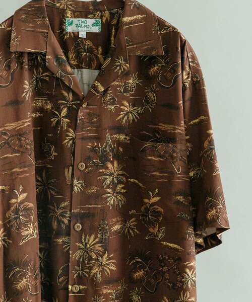 TWO PALMS（トゥーパームス）の「TWO PALMS　Short-Sleeve Hawaiian Shirts（シャツ/ブラウス・メンズ・ブラック系その他/ブラック/ブラウン/グリーン・MEDIUM/LARGE）」の12枚目の写真