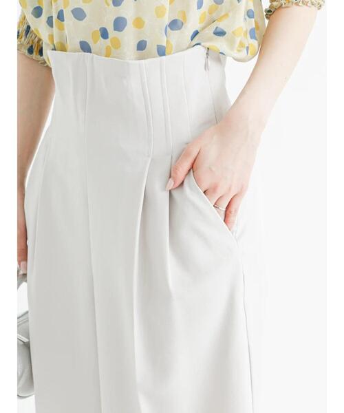 Te chichi（テチチ）の「リネンライクハイウエストワイドパンツ（その他パンツ・レディース・ブラック/キャメル/ライトベージュ・MEDIUM/SMALL）」の15枚目の写真