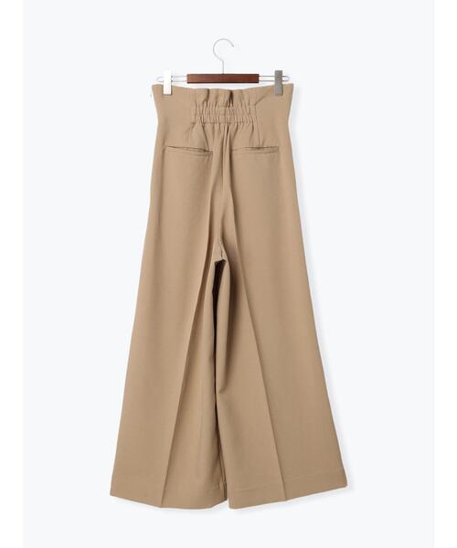 Te chichi（テチチ）の「リネンライクハイウエストワイドパンツ（その他パンツ・レディース・ブラック/キャメル/ライトベージュ・MEDIUM/SMALL）」の9枚目の写真