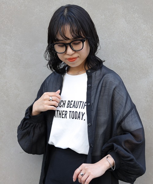 COLONY 2139（コロニートゥーワンスリーナイン）の「リッチコットンロゴプリントTシャツ（Tシャツ/カットソー・レディース・オフホワイト・FREE）」の5枚目の写真