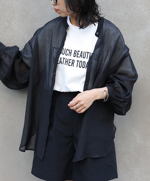 COLONY 2139（コロニートゥーワンスリーナイン）の「リッチコットンロゴプリントTシャツ（Tシャツ/カットソー・レディース・オフホワイト・FREE）」の7枚目の写真