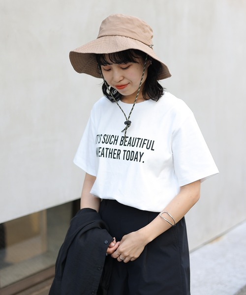 COLONY 2139（コロニートゥーワンスリーナイン）の「リッチコットンロゴプリントTシャツ（Tシャツ/カットソー・レディース・オフホワイト・FREE）」の14枚目の写真