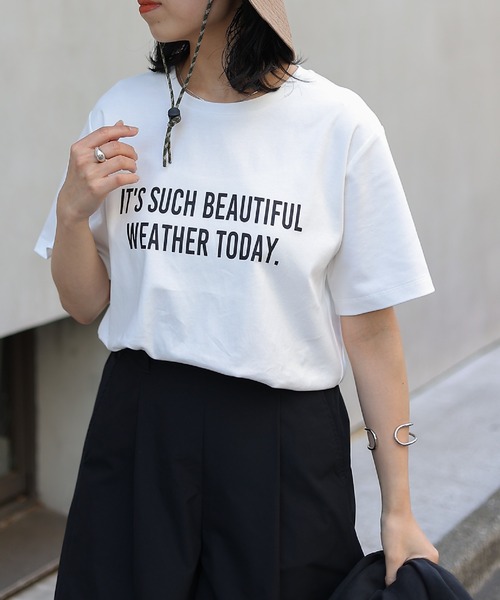 COLONY 2139（コロニートゥーワンスリーナイン）の「リッチコットンロゴプリントTシャツ（Tシャツ/カットソー・レディース・オフホワイト・FREE）」の12枚目の写真