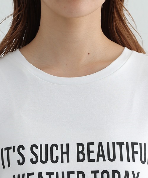 COLONY 2139（コロニートゥーワンスリーナイン）の「リッチコットンロゴプリントTシャツ（Tシャツ/カットソー・レディース・オフホワイト・FREE）」の11枚目の写真