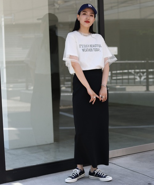 COLONY 2139（コロニートゥーワンスリーナイン）の「リッチコットンロゴプリントTシャツ（Tシャツ/カットソー・レディース・オフホワイト・FREE）」の21枚目の写真