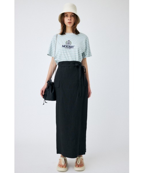 MOUSSY（マウジー）の「STRIPED WRAP スカート（スカート）」 - WEAR