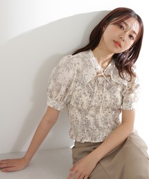 NATURAL BEAUTY BASIC | ◇ボレロシャーリングブラウス(シャツ/ブラウス)