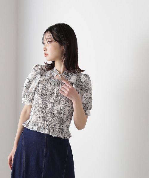 NATURAL BEAUTY BASIC(ナチュラルビューティーベーシック)の「◇ボレロシャーリングブラウス(シャツ/ブラウス・レディース・ホワイト系その他/ホワイト系その他3/ホワイト系その他2・FREE)」の11枚目の写真