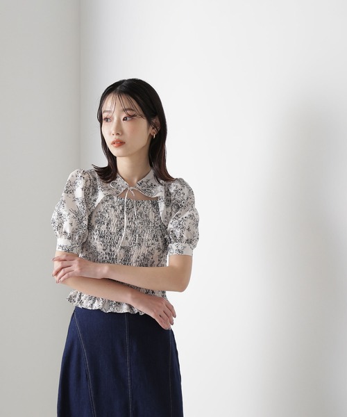 NATURAL BEAUTY BASIC(ナチュラルビューティーベーシック)の「◇ボレロシャーリングブラウス(シャツ/ブラウス・レディース・ホワイト系その他/ホワイト系その他3/ホワイト系その他2・FREE)」の6枚目の写真