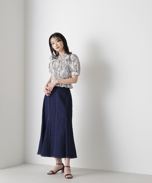 NATURAL BEAUTY BASIC(ナチュラルビューティーベーシック)の「◇ボレロシャーリングブラウス(シャツ/ブラウス・レディース・ホワイト系その他/ホワイト系その他3/ホワイト系その他2・FREE)」の5枚目の写真