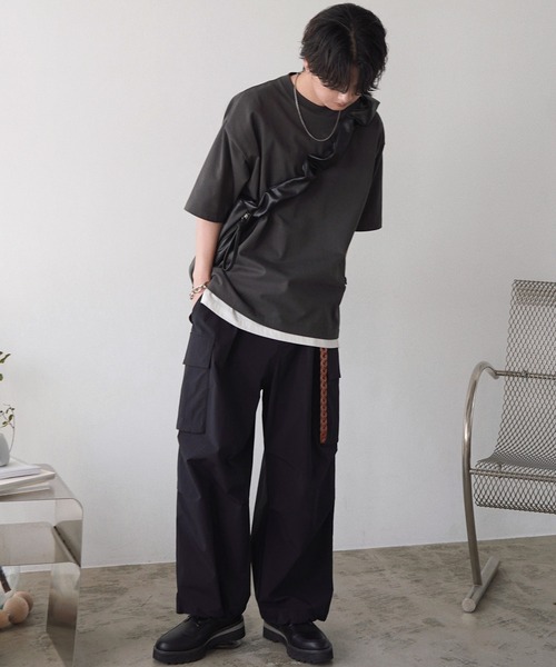 WYM LIDNM(ウィム バイ リドム)の「COMBINATION CHAIN NECKLACE / SNAKE CHAIN NECKLACE(ネックレス・メンズ・シルバー/シルバー系2・FREE/SHORT)」の17枚目の写真