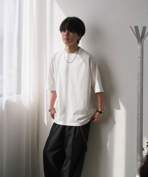 WYM LIDNM(ウィム バイ リドム)の「COMBINATION CHAIN NECKLACE / SNAKE CHAIN NECKLACE(ネックレス・メンズ・シルバー/シルバー系2・FREE/SHORT)」の21枚目の写真