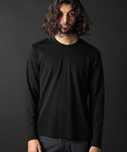 RATTLE TRAP（ラトルトラップ）の「シルケットスムースクルーネックロンT（Tシャツ/カットソー・メンズ・ホワイト/ブラック・LL/L/M/S）」の17枚目の写真
