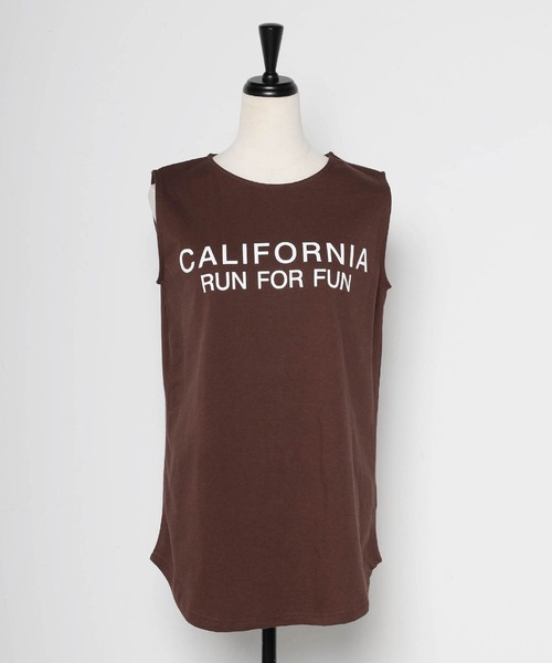Bonjour Sagan(ボンジュールサガン)の「CALIFORNIAロゴノースリーブT(Tシャツ/カットソー・レディース・ブラック/ホワイト/ダークブラウン・FREE)」の15枚目の写真