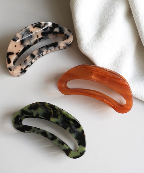 ammy.(エイミードット)の「【 ammy. / エイミードット 】 ニュアンス べっ甲 アクリル ヘアクリップ / バンスクリップ(バレッタ/ヘアクリップ・レディース・ベージュ系その他/キャメル/ベージュ系その他2/アイボリー/ブラウン/ブラック/グリーン/ブラウン系その他・FREE)」の8枚目の写真