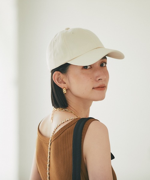 RIVE DROITE（リヴドロワ）の「キャップ（キャップ・レディース・ネイビー/アイボリー/チャコールグレー・FREE）」の2枚目の写真