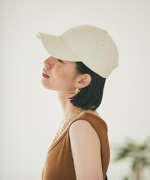 RIVE DROITE（リヴドロワ）の「キャップ（キャップ・レディース・ネイビー/アイボリー/チャコールグレー・FREE）」の5枚目の写真