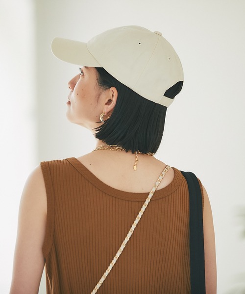 RIVE DROITE（リヴドロワ）の「キャップ（キャップ・レディース・ネイビー/アイボリー/チャコールグレー・FREE）」の6枚目の写真