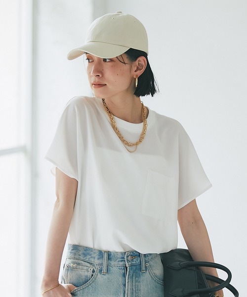 RIVE DROITE（リヴドロワ）の「キャップ（キャップ・レディース・ネイビー/アイボリー/チャコールグレー・FREE）」の9枚目の写真