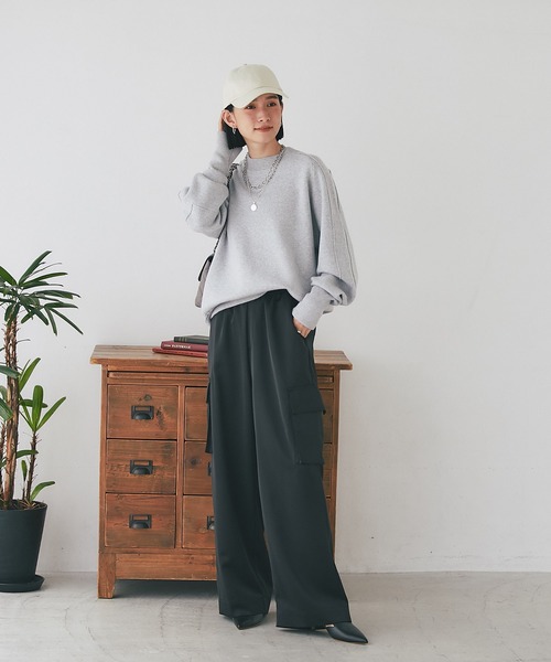 RIVE DROITE（リヴドロワ）の「キャップ（キャップ・レディース・ネイビー/アイボリー/チャコールグレー・FREE）」の10枚目の写真