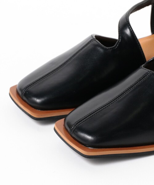 Ray BEAMS(レイビームス)の「Ray BEAMS / カットアウト ミュール(その他シューズ・レディース・ブラック/オフホワイト・23.0cm/23.5cm/24.0cm/24.5cm/25.0cm)」の12枚目の写真