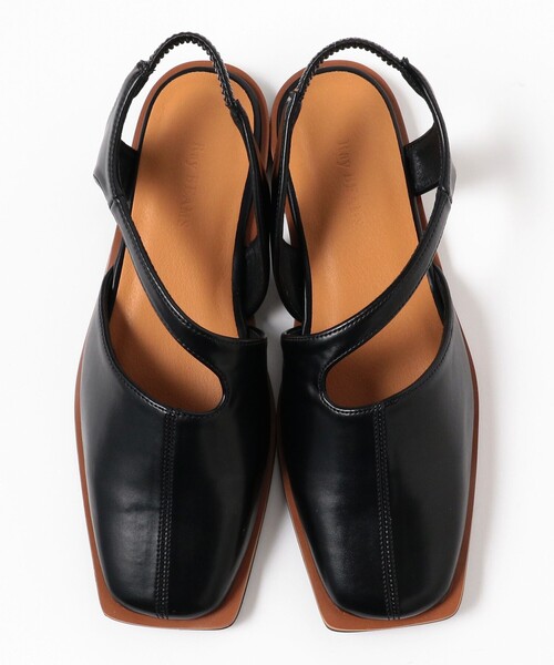 Ray BEAMS(レイビームス)の「Ray BEAMS / カットアウト ミュール(その他シューズ・レディース・ブラック/オフホワイト・23.0cm/23.5cm/24.0cm/24.5cm/25.0cm)」の15枚目の写真