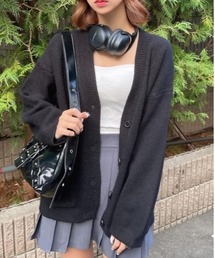 オーバーシルエットカーディガン
