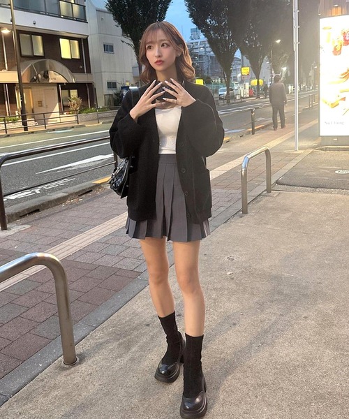 ROOPTOKYO(ループトウキョウ)の「オーバーシルエットカーディガン(カーディガン/ボレロ・レディース・ボルドー/ブラウン/ブラック・FREE)」の8枚目の写真