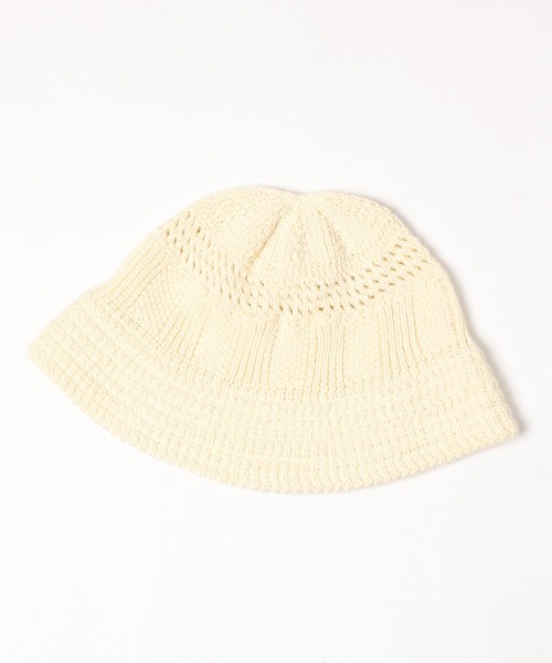 PAGEBOY（ページボーイ）の「PBLIM/サマーニットバケハ（ハット・レディース・オフホワイト/ブラック・FREE）」の10枚目の写真