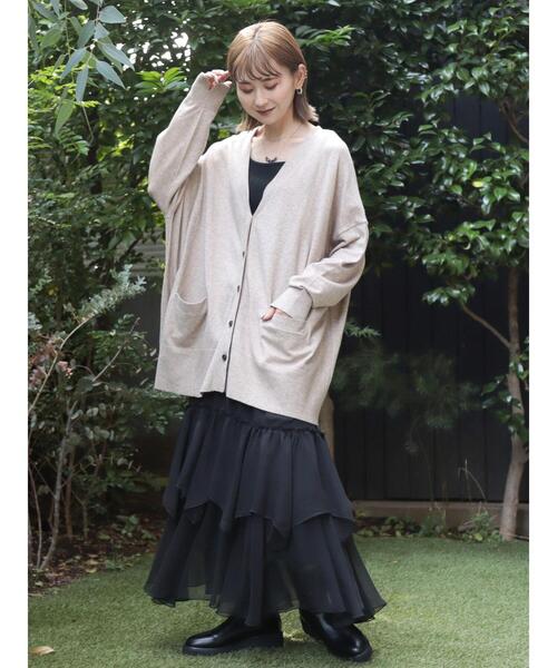 【7/30迄価格】AMERI アメリ　新品リボン付きカーディガン AMERI VINTAGE アメリ リボンカーディガン - メルカリ